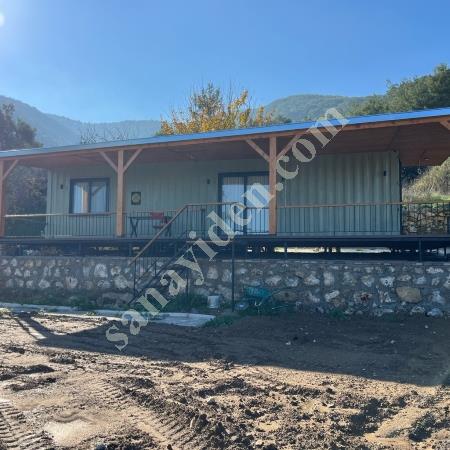 KONTEYNER EV 30 M2 ANAHTAR TESLIM - 40 HC / 20 DC / TAŞINABILIR MODIFIYE KONTEYNER EV, Container House Prices With Roof - Prefabricated Buildings - Container