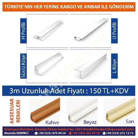 PVC LAMBİRİ DUVAR VE TAVAN KAPLAMA PLASTİK LAMBİRİ, Yapı İnşaat