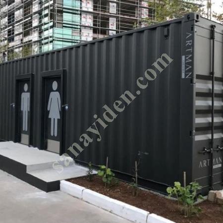 MOBİL TUVALET DUŞ / 30 M2 16 ADET WC MOBİL, Prefabrik Ev Modelleri, Konteyner Ev Fiyatları