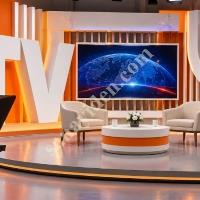 TV STÜDYOLARINA ÖZEL STRAFOR DEKOR TASARIMI,