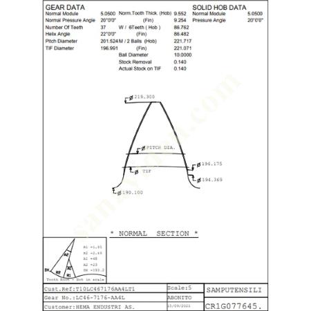 SOLİD HOB AZDIRMA ÇAKISI M:5.05 - Q100X200XQ32 (PRE-GRİNDİNG), Hırdavat Ve Nalbur