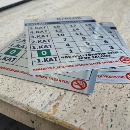 ASANSÖR ETİKETİ,ALÜMİNYUM ETİKETLER , Machine