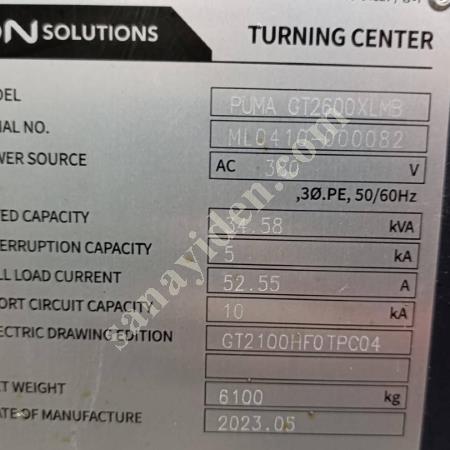 CNC TORNA  2 ADET ALINDAN 2 ADET ÜSTEN 4 ADET CANLI TAKIMI VARDIR., Makina