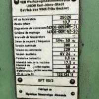 UNUON BF 80/2 BORWERG  STOKTAN HEMEN TESLİMDİR  0536 709 41 57, Makina