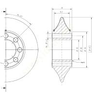 LC467P325AC LC467P325DA - KAPP NILES ROUGH CBN TAŞLAMA ÇARKI - (Ø65XØ20), Kesici Takımlar