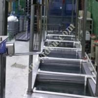 FULL INOX 316 ULTRASONİK YIKAMA HATTI | 6×400 L | KASKAD + BUBBLİNG | RO | KONVEYÖR, Makina