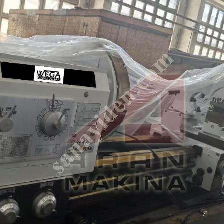ŞOK KAMPANYA 1250X5000 STOK WEGA ÜNİVERSAL ÇAP TORNASI BANKO ÜZERİ ÇEVİRME, Makina