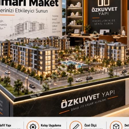 KÖPÜK MİMARİ MAKET İLE PROJELERİNİZİ ETKİLEYİCİ SUNUN, Yapı İnşaat