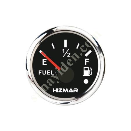 BLACK FUEL LEVEL INDICATOR - SPECIAL DESIGN  WARNING LED, Marine Vessels Spare Parts