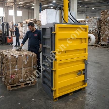 MT MAKİNA DB-15 DİKEY BALYA PRESİ – KOMPAKT BALYALAMA ÇÖZÜMÜ, Geri Dönüşüm Makineleri