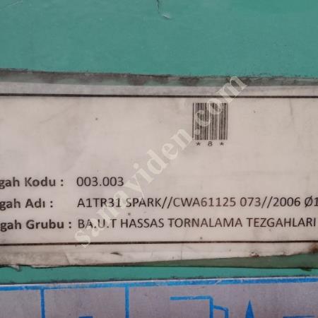SPARK TORNA  1250X5000 KURUMSAL FİRMADAN SATIŞA ÇIKMIŞTIR MAKİNA KONYA'DADİR, Makina