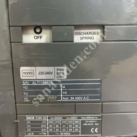 ABB SACE E3N 32 3200A 690V HAVA DEVRE KESICI ŞALTER, Integration