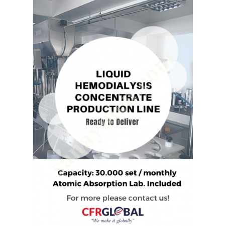 HEMODIALYSIS PRODUCTION LINE-ACIDIC AND BASIC, Medical Machinery