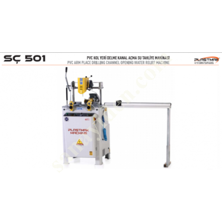 PVC ARM DRILLING GROOVING WATER DRAINING MACHINE, Pvc And Plastic Machines