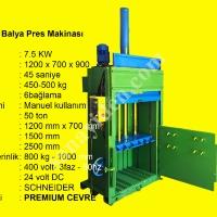 DİKEY BALYA PRES MAKİNASI PREDP 50 - KARTON VE PLASTİK ATIKLAR,