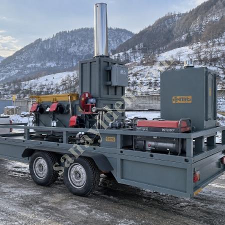 MT MAKİNA YFM-50R AĞIR HİZMET RÖMORKLU MOBİL YAKMA FIRINI (50 KG), Geri Dönüşüm Makineleri