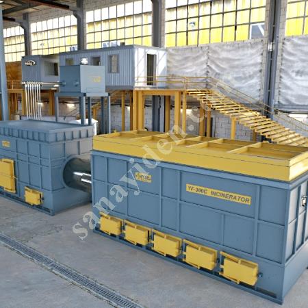 MT MAKİNA YF-300C YÜKSEK KAPASİTELİ ÇÖP YAKMA FIRINI – BELEDİYE & SANAYİ KATI ATIK FIRINI, Geri Dönüşüm Makineleri