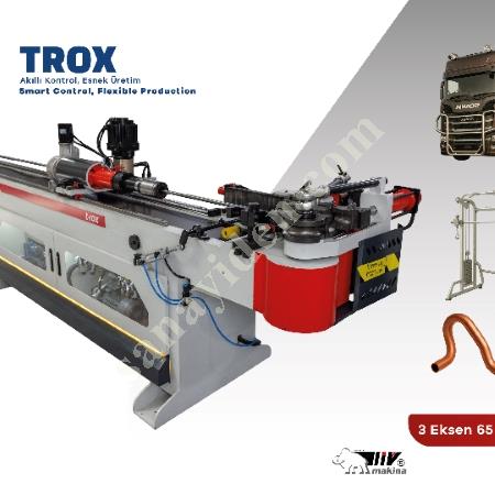 3 EKSEN 65 CNC MALAFALI BORU BÜKME MAKİNASI TROX, Makina