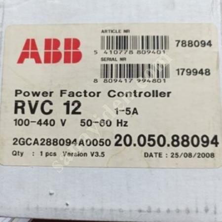 ABB RVC 12-1/5A GÜÇ FAKTÖRÜ KONTROL CİHAZI, Elektrik & Enerji