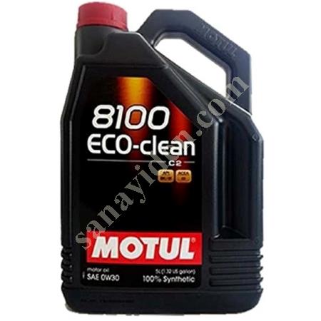 MOTUL 8100 ECO-CLEAN 0W-30 5 LT, Engine Oils