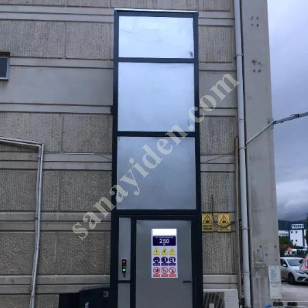 YÜK ASANSÖRÜ (KOLONLU YÜK PLATFORMU ASANSÖRÜ), Asansör Sistemleri - İnşaat Asansörü