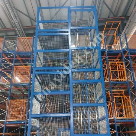 YÜK ASANSÖRÜ (KOLONLU YÜK PLATFORMU ASANSÖRÜ), Asansör Sistemleri - İnşaat Asansörü
