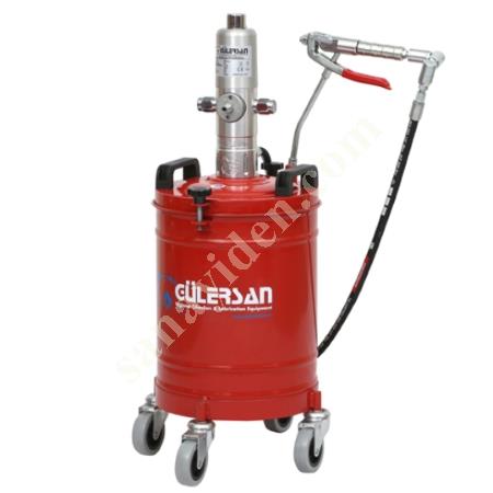 GULERSAN LUBRİCATİON EQUİPMENT AİR OPERATED GREASE PUMP 10 KG, Air Operated Grease Pumps