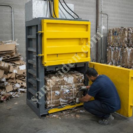 MT MAKİNA DB-60 DİKEY BALYA PRESİ (60 TON AĞIR SANAYİ ATIK PRESİ), Geri Dönüşüm Makineleri