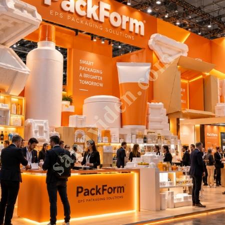 AMBALAJ FUARI İÇİN ÖZEL TASARIM STRAFOR STAND DEKORU, Yapı İnşaat