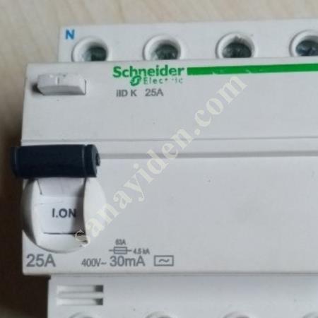 SATILIK KAÇAK AKIM KORUMA RÖLESİ SCHNEİDER MARKA 25 AMPER, Elektrik & Enerji