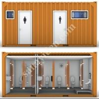 MOBİL TUVALET DUŞ / 30 M2 16 ADET WC MOBİL, Prefabrik Ev Modelleri, Konteyner Ev Fiyatları