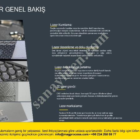 ACSYS PIRANHA®, BARRACUDA® VE ORCA® LAZER İŞLEME SİSTEMLERİ, Lazer Kesim Makinası