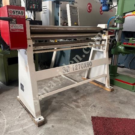 OSTAŞ MARKA 1270X90 3 TOPLU MANUEL SİLİNDİR, Makina