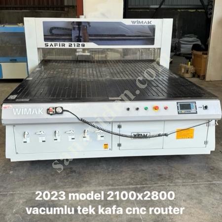 2023 MODEL VACUMLU CNC ROUTER, Makina