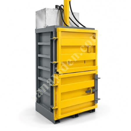 MT MAKİNA DB-15 AĞIR HİZMET DİKEY BALYA PRESİ – 15 TON HİDROLİK ATIK VE KOLİ PRESİ, Geri Dönüşüm Makineleri
