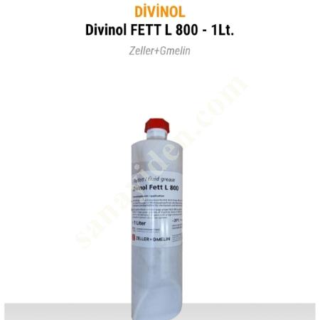 DİVİNOL FETT L 800 - 1LT.  İŞLEME MERKEZLERİNDE DÖNER TABLALARIN YATAK YAĞLAMASI İÇİN KULLANILIR., Makina