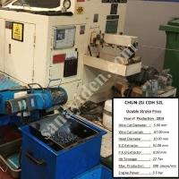 CHUN-ZU CDH52 L VİDA PERÇİN MAKİNASI ÇİFT KALIP,