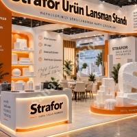 STRAFOR ÜRÜN LANSMANINDA ÖZEL STAND TASARIMI,