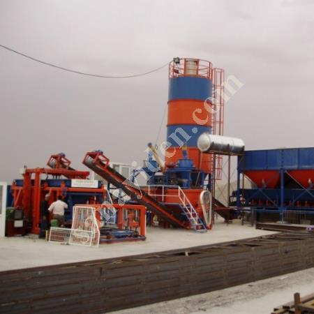 OTOMATİK BETON KİLİTLİ PARKE TAŞI BETON BORDÜR TAŞI BİMS BLOK BRİKET MAKİNASI, Makina