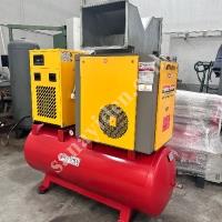 AYDIN TRAFO MARKA 11 KW 500 LT VİDALI KOMPRESÖR SET, Makina