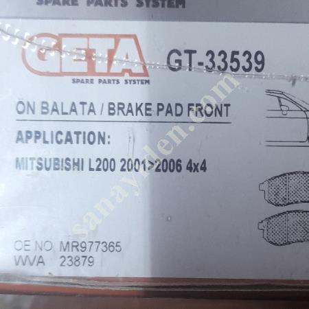 MITSUBISHI L200 4X4 FRONT BRAKE PAD, Auto Parts