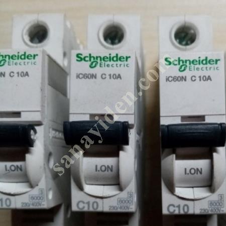 SATILIK 10 AMPER TEK KUTUP OTOMATİK SİGORTA SCHNEİDER MARKA, Elektrik & Enerji