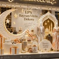EPS BAYRAM VİTRİN DEKORU ÖZEL TASARIM PROJE,
