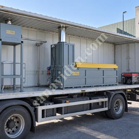 MT MAKİNA YFM-200K MEGA KAPASİTELİ KONTEYNER TİPİ İNSİNERATÖR (200 KG), Geri Dönüşüm Makineleri