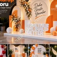 KÖPÜK BACKDROP DEKORU İLE ÖZEL SAHNE TASARIMI, Yapı İnşaat