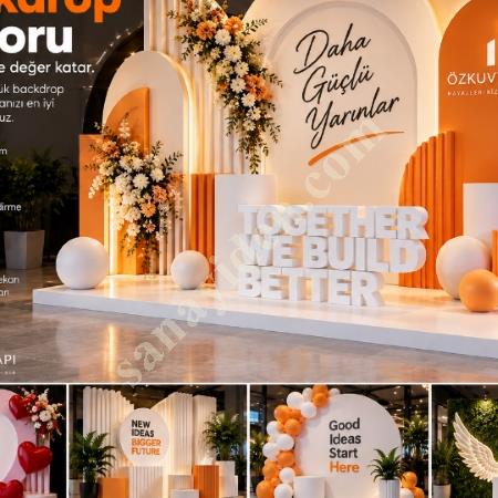 KÖPÜK BACKDROP DEKORU İLE ÖZEL SAHNE TASARIMI, Yapı İnşaat
