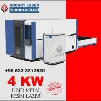 4 KW YERLİ ÜRETİM ROBART FİBER LAZER, Lazer Kesim Makinası