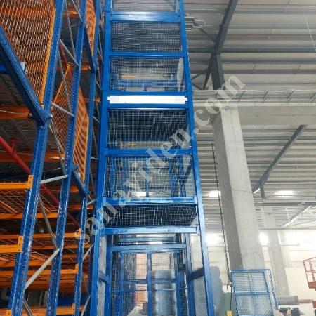 YÜK ASANSÖRÜ (KOLONLU YÜK PLATFORMU ASANSÖRÜ), Asansör Sistemleri - İnşaat Asansörü