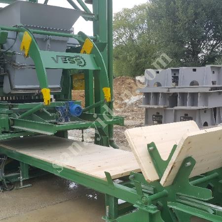 BRİKET – BETON PARKE MAKİNESİ (OTOMATİK), Makina