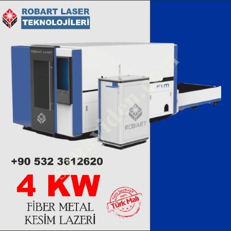 2 KW AÇIK TABLA ROBART FİBER LAZER, Metal